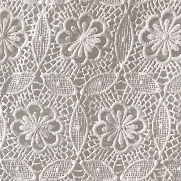 LOFT Top, Crochet, Lace, Cotton, Neutral, Sz M, Petite, MP, Feminine, Romantic - Picture 5 of 9